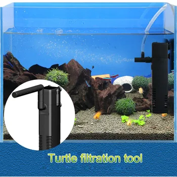 

Aquarium Internal Fish Turtle Tank Filter Pump Submersible Reptile Frog Low Level Water JAN88
