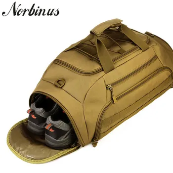 

Norbinus Nylon Men Military Backpack Tactical Bag 35L Large Capacity Luggage Travel Shoulder Bags Multi-function Camping Mochila