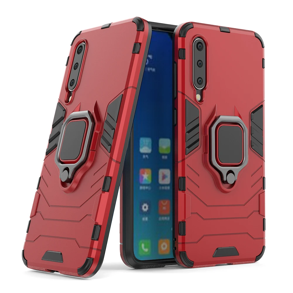 Luxury Magnet Metal Ring Case On The For Xiaomi Redmi Note 7 mi 8 Lite Shockproof Case For Xiaomi mi 8 SE A2 A1 Car Holder Case