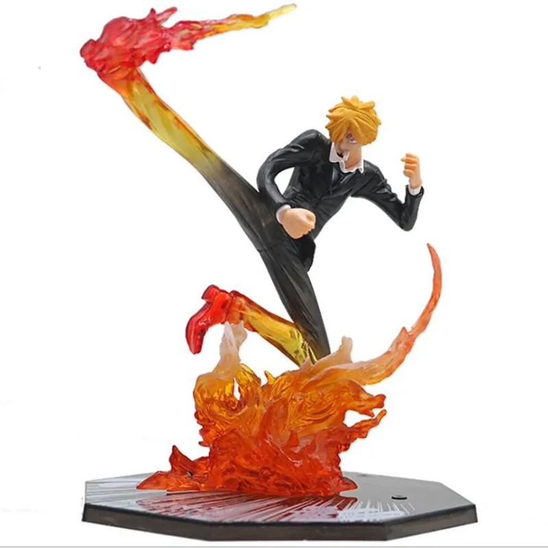 One Piece Action Figures Sanji Fire Foot Model Toy 160mm Pvc Toys One Piece Anime Sanji Japanese Anime Figure One Piece Action Figure Anime Figureaction Figure Aliexpress
