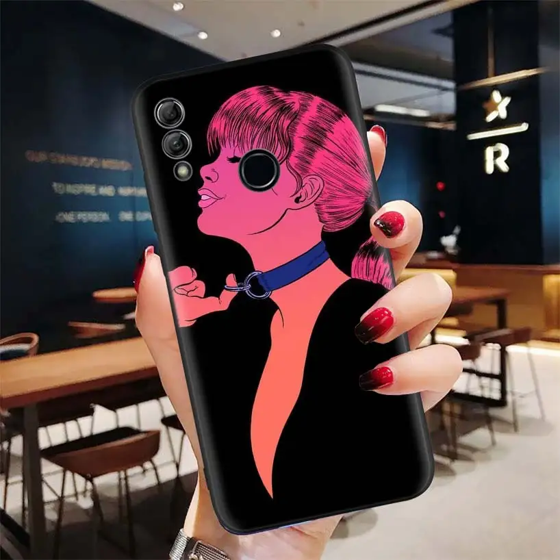 Привлекательный летний черный чехол для huawei Y9 Y5 Y6 Y7 Honor 10 9 Lite 9X8X8 S 8A 7S 7A 10i 20i V20 - Цвет: BD191-2