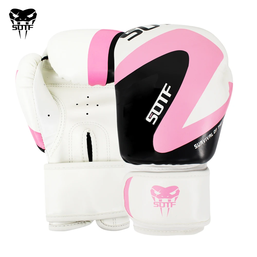 Goede Mma handschoenen Zwarte zon glory Ikusa Bokshandschoenen volwassen Sport Lederen Tiger Muay Thai mma handschoenen sanda handschoen mannen muay thai boksen