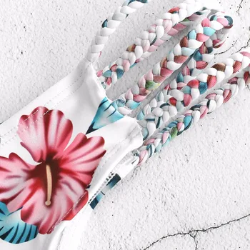 Micro Bikini Set Cut Out Flowers Bandage Swimsuit Push Up Sexy Halter Swimwear Beachwear 4 Micro Bikini Set Cut Out Flowers Bandage Swimsuit Push Up Sexy Halter Swimwear Beachwear