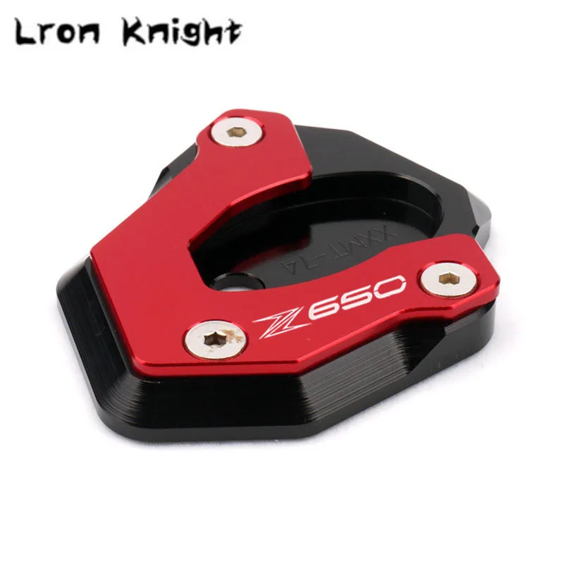 Для KAWASAKI Z650 Z900 Z900RS Z 650 900 900RS Мотоцикл с ЧПУ подставки Sidestand подставка расширения площадка для увеличения - Цвет: Z650 Red