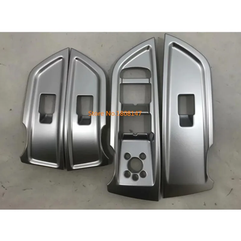 For Audi Q5 Q5L Car Styling Left Hand Driver Door Inner Window Glass Panel Armrest Lift Switch Button Trim 4pcs