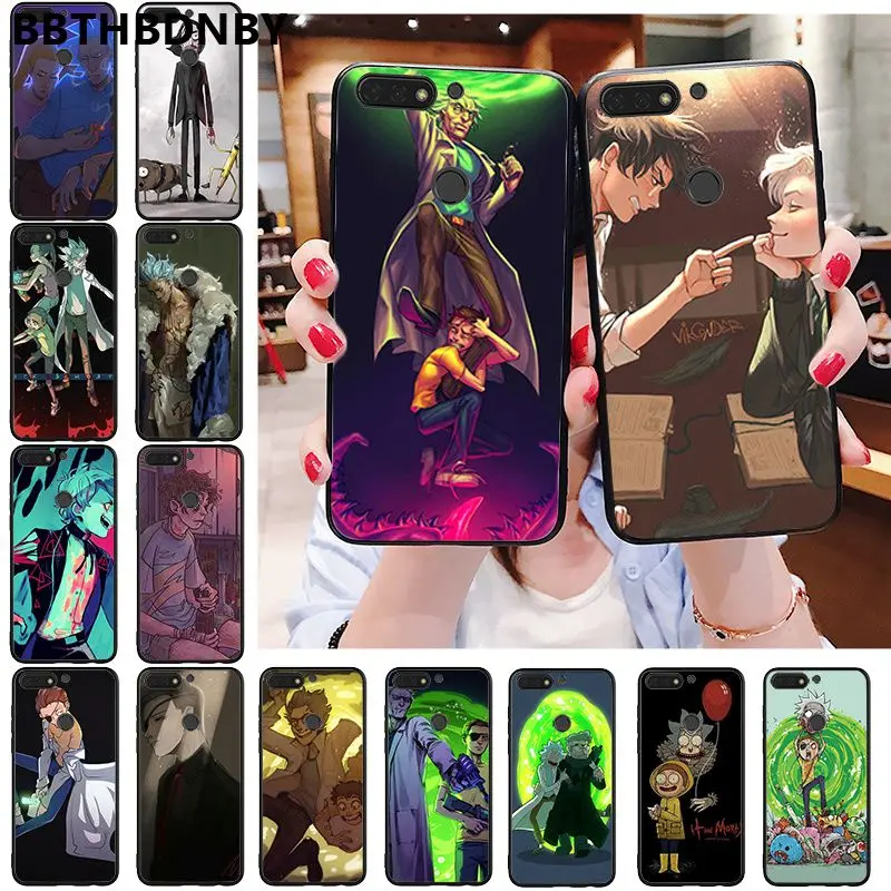 Phone Case Rick and Morty DIY Luxury High-end phone for Huawei P10 lite P20 pro P30 Psmart mate 20 |