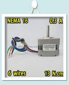 Настоящий Leadshine NEMA23 шаговый двигатель 57HS21A 8 мм вал 5A 2,1 Н. М крутящий момент 76 мм Длина 4 провода соответствие с шаговым приводом DM542