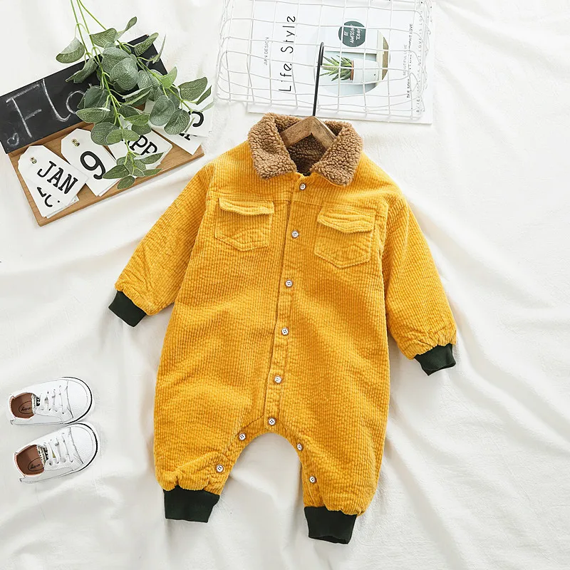 Yellow SINGBAIL baby romper комбенизон трансформер комбенизон трансформер детская одежда для грудничков одежда для baby born Детский комбинезон песочники для новорожденных - Цвет: Yellow