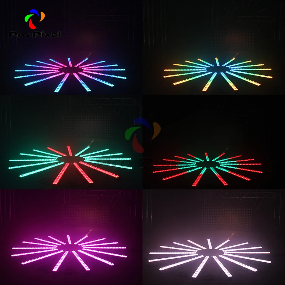 4 шт. настенные светодиодные пансветильник 14*3 Вт 56 5050 RGB|Эффект освещения сцены| |