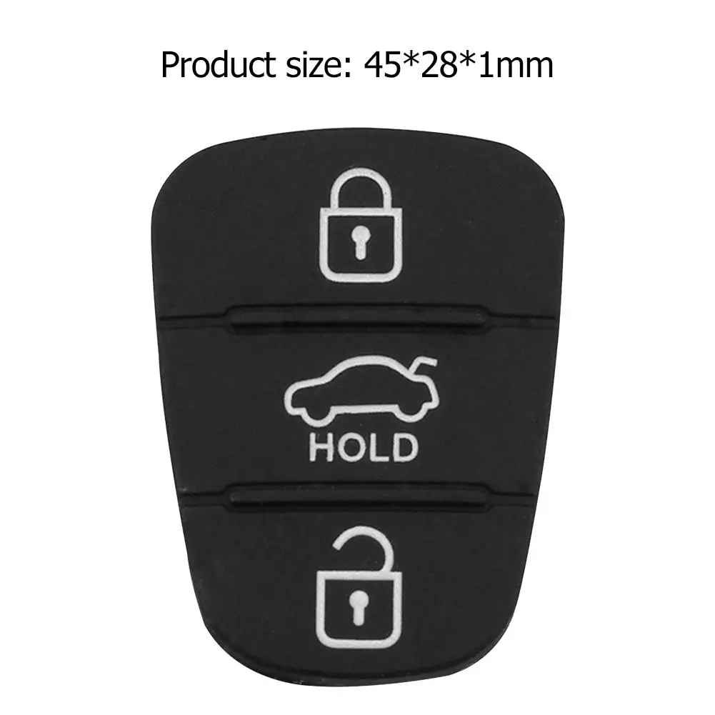Für Hyundai Ix35 I20 Tucson 3 Knopf Auto Fernbedienung Schlüssel Fob Fall  Gummi Pad Einsatz