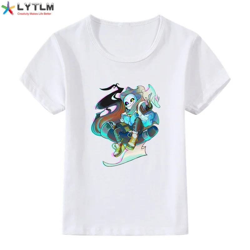 LYTLM/одежда на Хэллоуин для маленьких мальчиков футболки для мальчиков детская футболка Размер 10 костюм с длинными рукавами для девочек Модальные футболки для больших девочек - Цвет: DX White