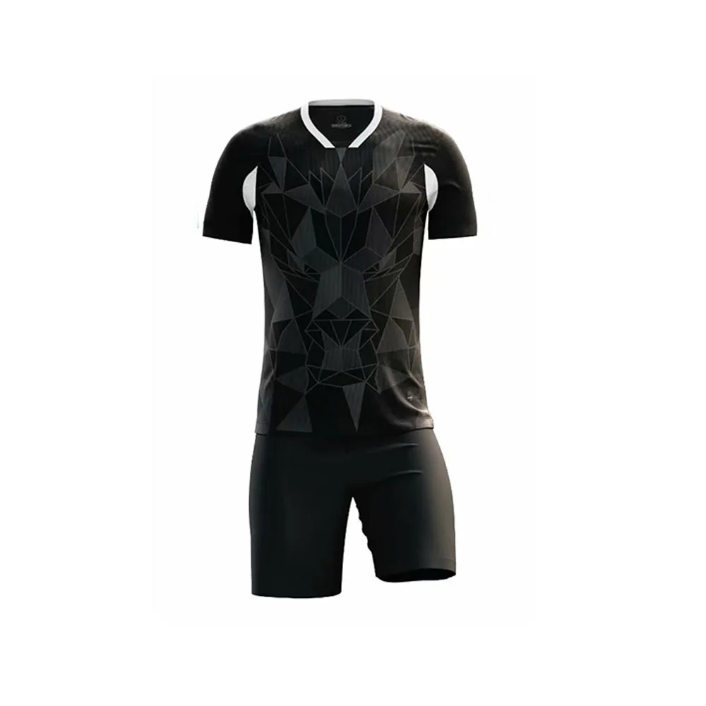 thumbnail image 1 of Conjunto de camiseta de fútbol para niños y hombres 22/23, 2 piezas, secado rápido, ropa deportiva de talla grande para niños y hombres, uniforme de entrenamiento de fútbol personalizado, 1 of 5
