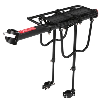 

Adjustable Bike Cargo Rack Aluminum Alloy Mountain Bike Bicycle Rear Rack Bicycle Pannier Luggage Rack
