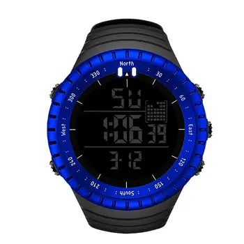 

Men Fashion Waterproof Luminous Outdoor Date Alarm Stopwatch Top Brand Luxury Business Sports Digital Wrist Watch reloj hombre