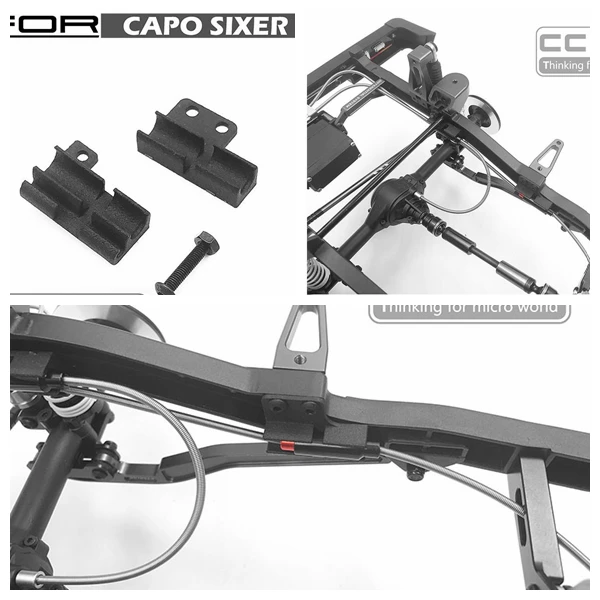 

Differential locker cable clip for Capo SIXER 1/6 Samurai rc car