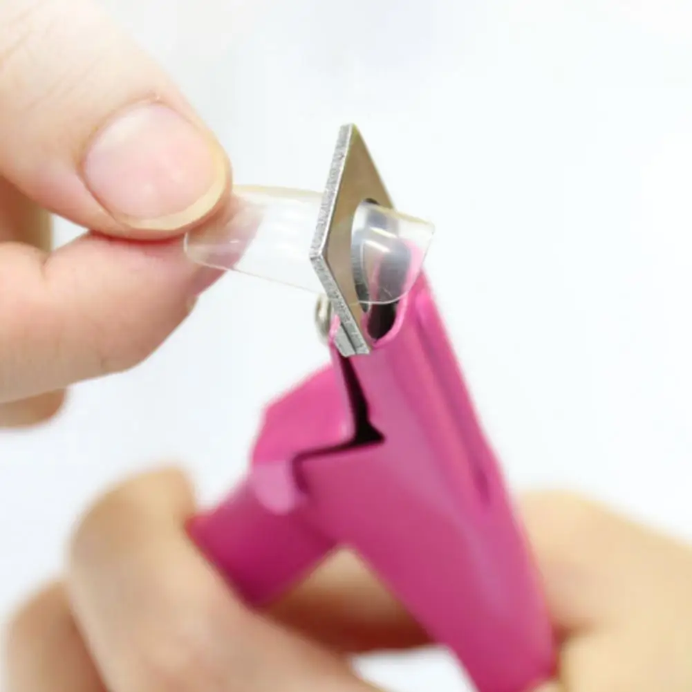 Professional Nail Art Clipper Special type U word False Tips Edge Cutters Manicure Colorful Stainless Steel Nail Art Tools
