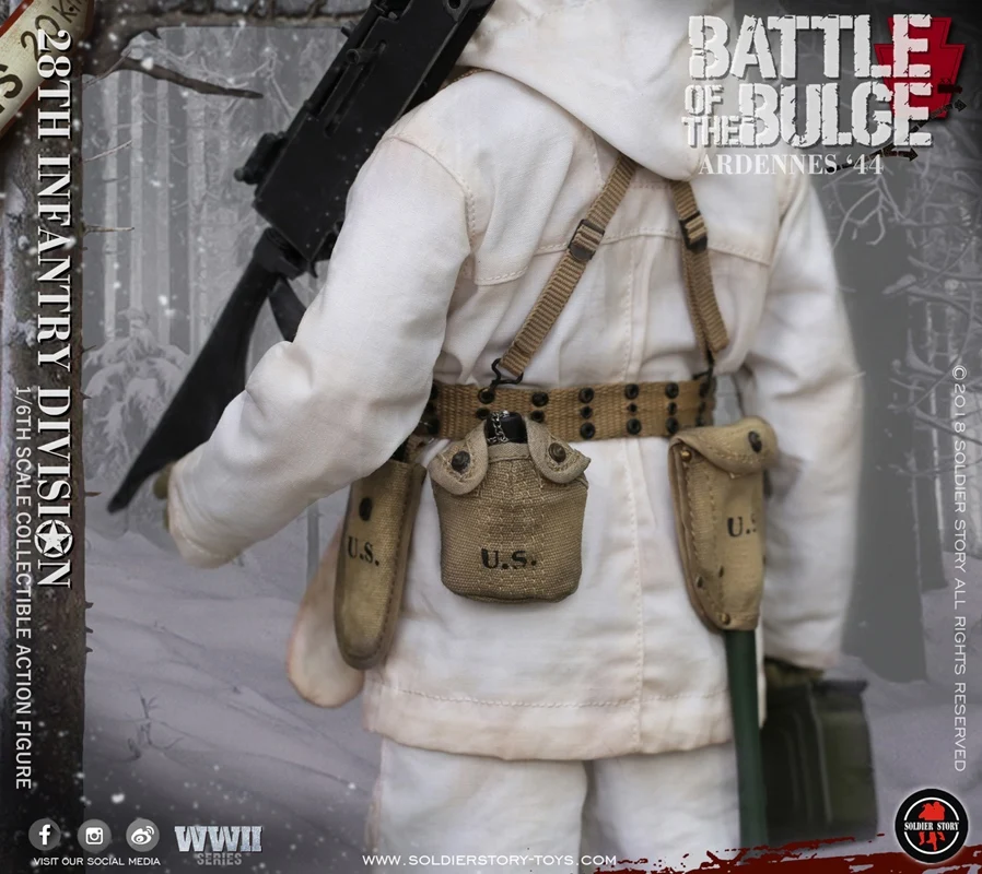 SoldierStory SS111 1/6 армии США 28-я стрелковая дивизия Арденны 1944 солдатская фигурка коллекция Второй мировой войны военные фигурки