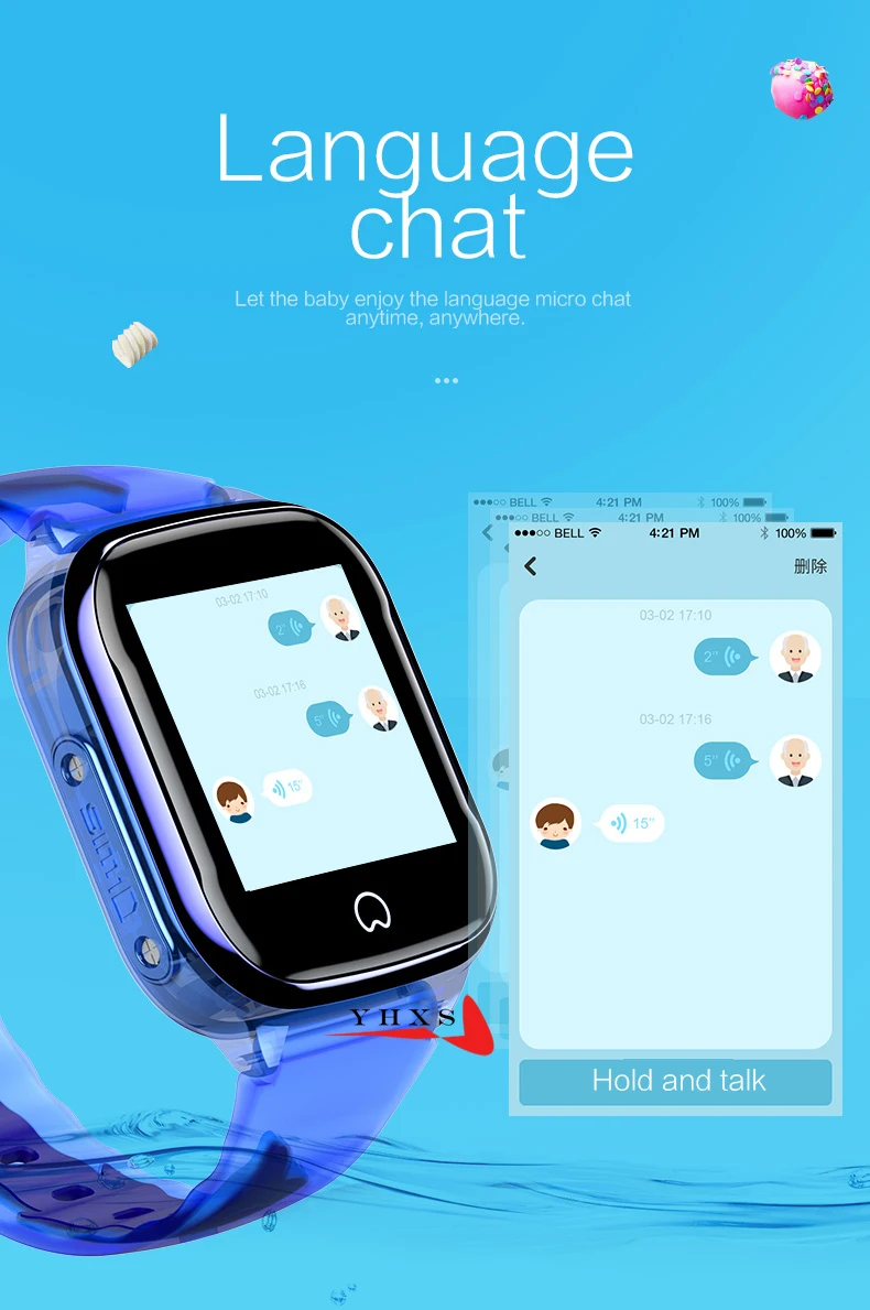 K21 Смарт-часы для детей IP67 Водонепроницаемый lbs sos телефон часы с часы GPS с сим-картой для IOS наручные часы для Android