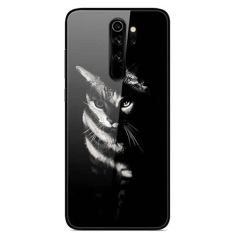 21 Закаленное стекло чехол для Xiaomi Redmi Note 8 Pro Case Жесткий ПК Красочный чехол для Xiaomi Redmi Note 8 Бампер чехол для телефона редми Note8 8Pro - Цвет: 21