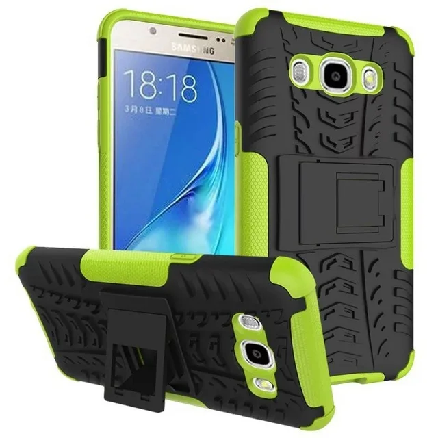 Green Защитный чехол плотный чехол для Samsung Galaxy J1 ACE мини NXT J3 J5 J7 J120 J320 J510 J710 Note 4 5 на возраст 5, 7, чехол-накладка для телефона - Цвет: Green
