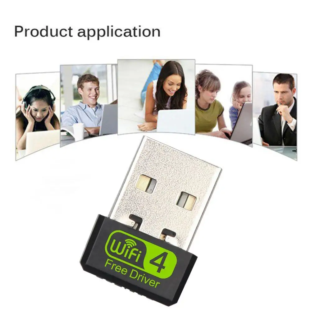 150 Мбит/с сетевая карта Ethernet Беспроводной Wi-Fi приемник беспроводная точка доступа для ПК Мини WiFi адаптер USB Бесплатный драйвер WiFi ключ