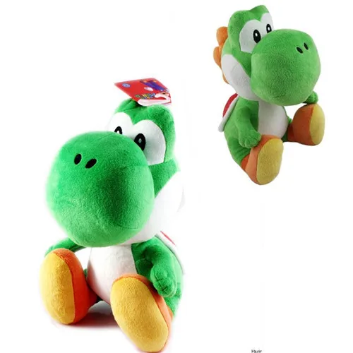 

7 Inch Cute Super Mario Brothers Bros Green Yoshi Plush Stuffed Toys for Kids Baby Boy Girl Doll Xmas Gift