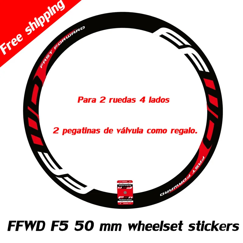 

FFWD stickers/decals of road bike/bycicle 50 knife Suitable for depth 50mm rim for two wheels cycling accessories stickers
