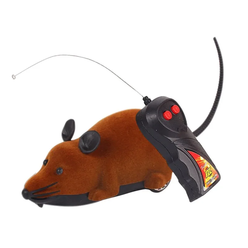 Pet Cat Toy Wireless RC Mice Cat Toys Remote Control False Mouse Simulated Electric Mouse Cat Funny Playing Toys 