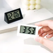 Mini LCD Digital Table Dashboard Desk Electronic Clock For Desktop Home Office Silent Desk Time Display Clock