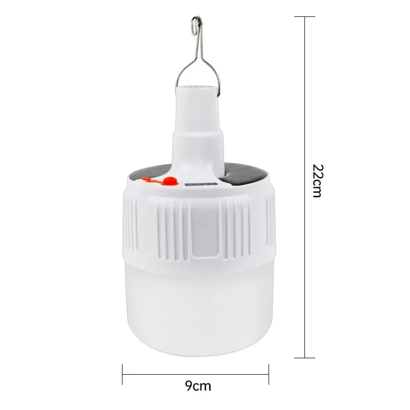 Solar Camping Light With USB LMpara Solar Camping Lamp 18650 Solar/USB Rechargeable Portable Lanter For Outdoor Sports Travel