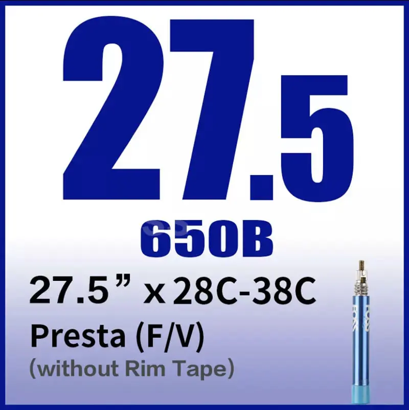 650B x 28 to 38C FV FOSS велосипедная труба шины Schrader/Presta 16/20/24/26/27,5/27/700C дорога MTB велосипед внутренняя труба резиновая велосипедная шина прокол - Цвет: 650B x 28 to 38C FV