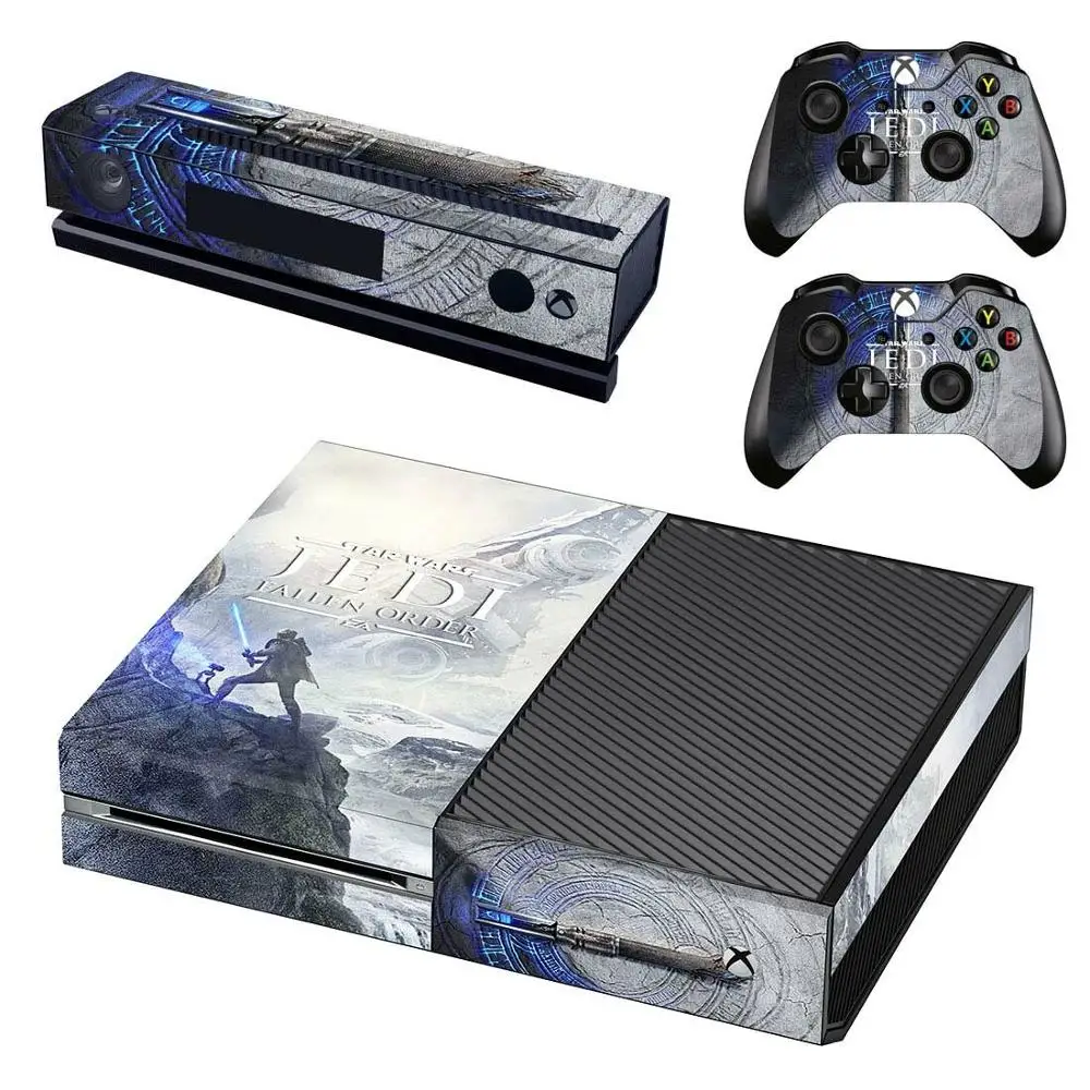 GSTM2650 Звездные войны джедай: Падший заказ наклейка s для xbox one виниловая кожа Наклейка Pegatinas для xbox one консоль Kinect два контроллера Скины - Цвет: GSTM2650