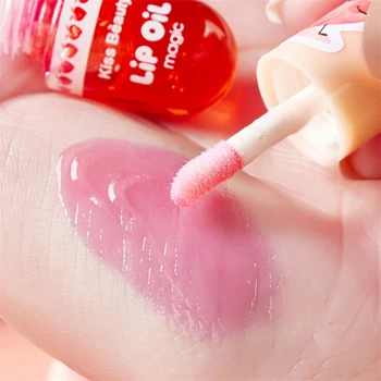 Peach Moisturizing Lip Gloss Peach Waterproof Glossy Long Lasting Not Sticky Natural Korea Lip Tint