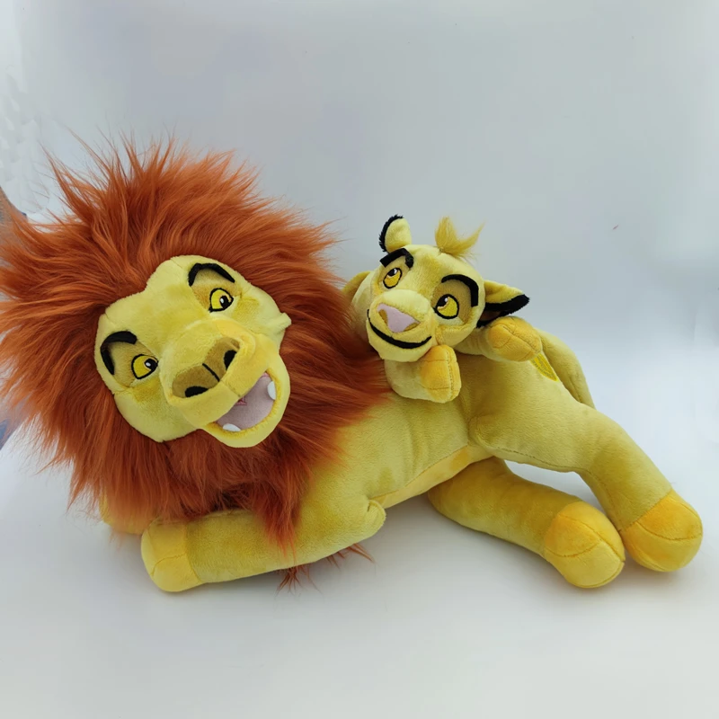 1set 45cm Original Cartoon The Lion King Simba Mufasa Simba Father And Son Plush Toy Soft Boy Doll For Kids Gift Stuffed Plush Animals Aliexpress