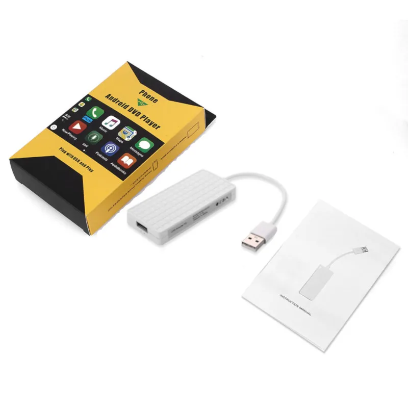 Vehemo Универсальный CarPlay Link Dongle Авто поддерживает Android Авто gps 5 В USB Белый Автомобильный игровой Навигатор Автомобильный плеер для Apple