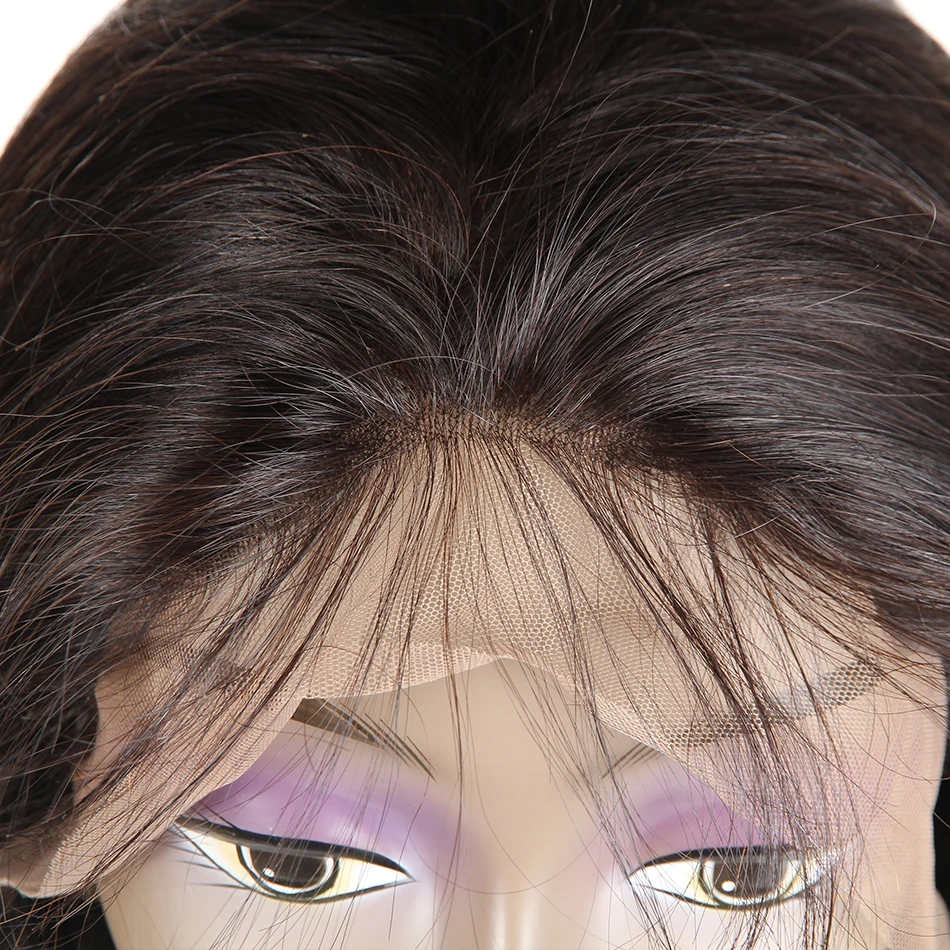 FASHOW бразильские прямые волосы парики фронта шнурка человеческие волосы Wigs13x4 парик фронта шнурка с детскими волосами естественная линия волос 150% remy волосы