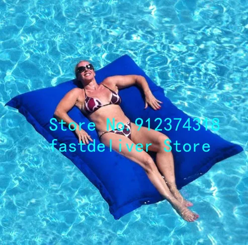 2022 NEW Floating bean bag on the water, relaxing inflatable air beanbag chair, also can used indoors outdoor patio furniture Outdoor Furniture