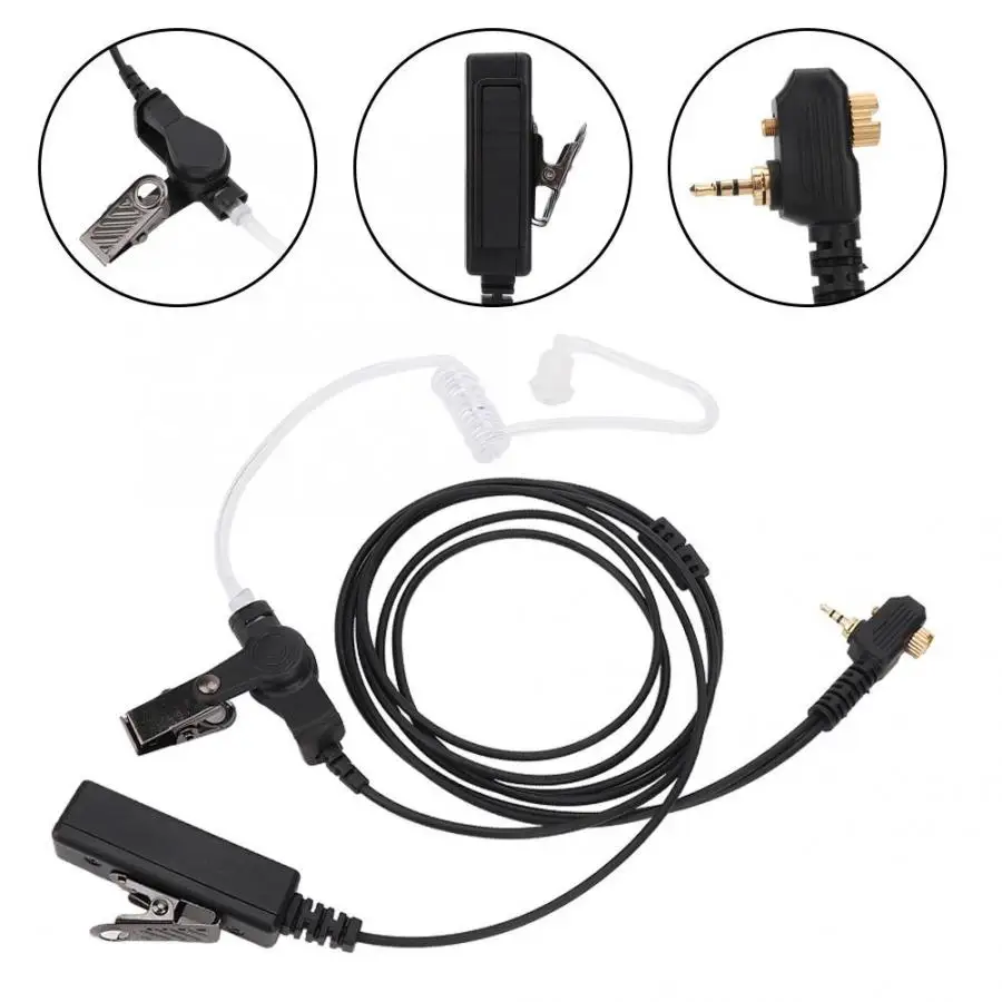 Наушники для радиостанции Walkie Talkie воздуховод PTT гарнитура для Motorola MTH600 MTH650 MTH800 MTH850