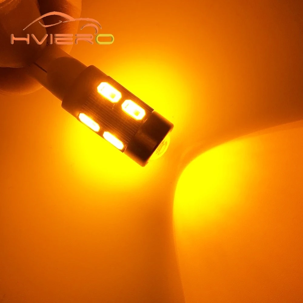 Hviero T10 10SMD 5630 W5W Interior Xenon Red White blue DC 12V Car LED Lens Projector Solid Aluminum Bulbs Side Marker Light