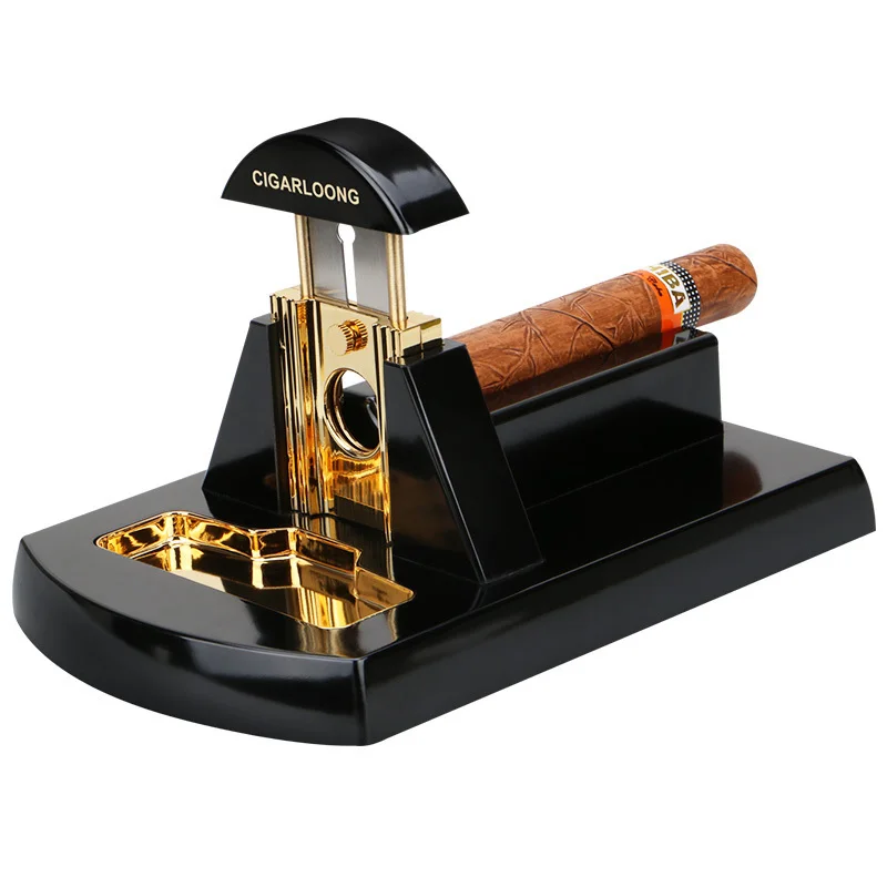 COHIBA Gao Xi Ba ножницы для сигар электрофорез изысканные настольные ножницы для сигар немецкий Krupp нож для сигар из нержавеющей стали