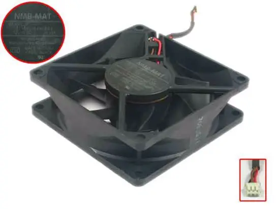 

NMB-MAT 3110RL-04W-S59 F02 DC 12V 0.33A 3-проводной 80x80x25 мм вентилятор охлаждения сервера