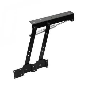 

2pcs Foldable Spring Tea Table Hinge Furniture Lift Up Tool Top Mechanism Hardware Lifting Rack Shelf for Coffee Computer Table