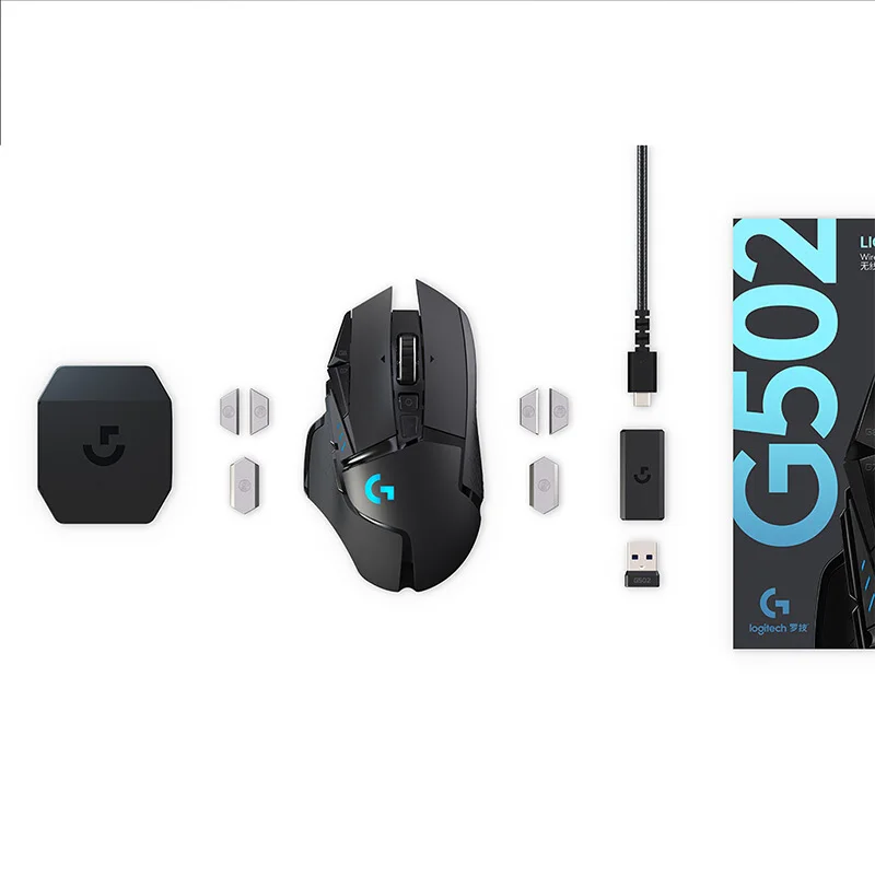 G502 Wireless Оригинальная игровая мышь logitech G502 12000 dpi RGB provous Spectrum/G502 HERO 16000 dpi/G502 LIGHTSPEED Беспроводная игровая мышь - Цвет: G502 Wireless