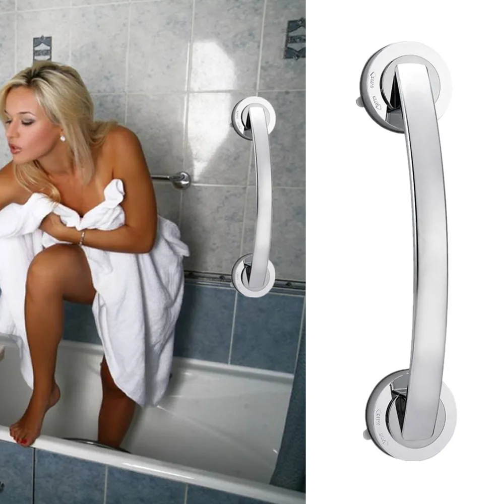 

1pcs Sucker handrail Safety Handle Suction Cup Handrail Grab Bathroom Grip Tub Two Suction grips safety Bath Grab Bars Hot sell