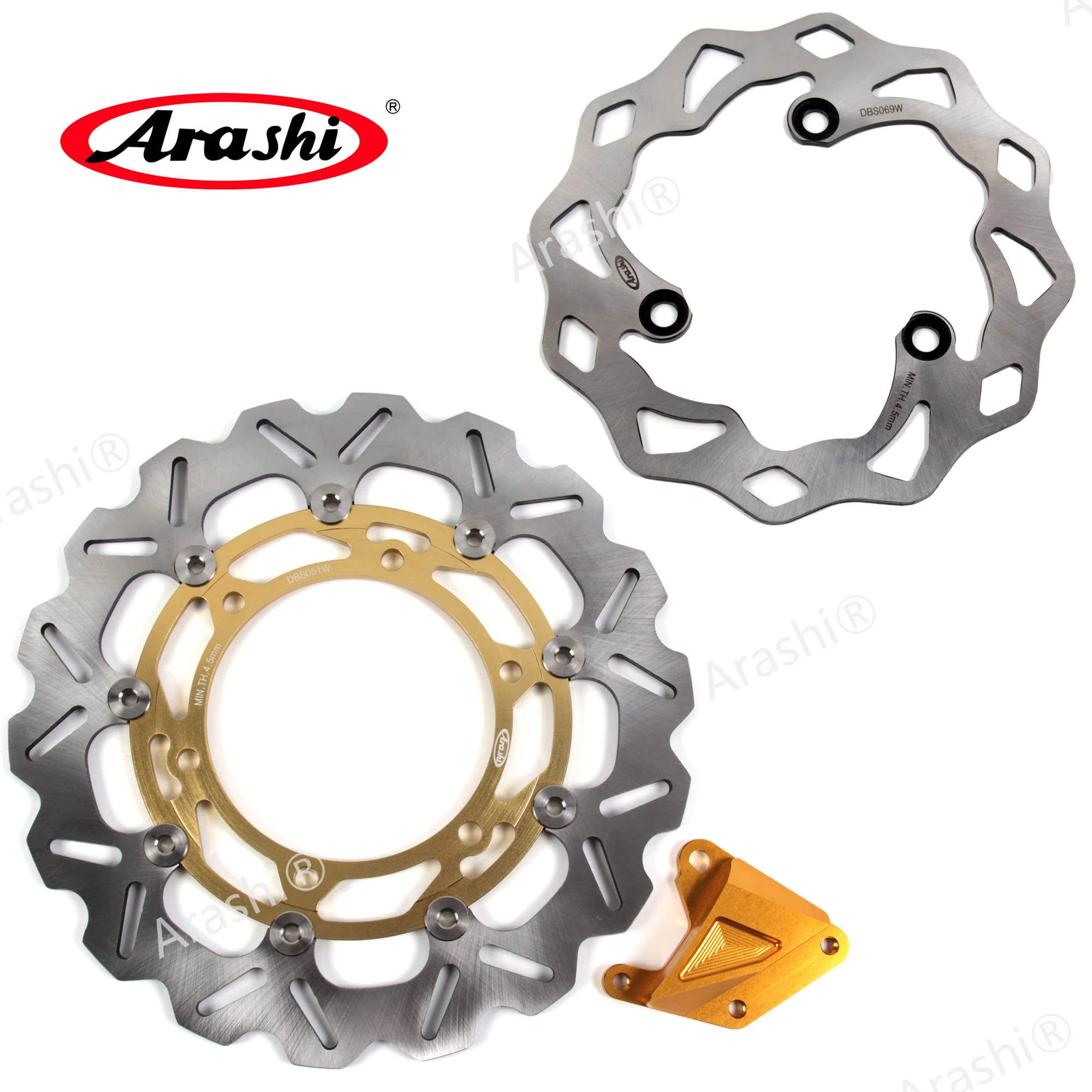 

ARASHI NINJA 250 R 2008-2011 Большой Плавающий CNC передний задний тормозной ротор дисковый набор для KAWASAKI NINJA250R 2008 2009 2010 2011