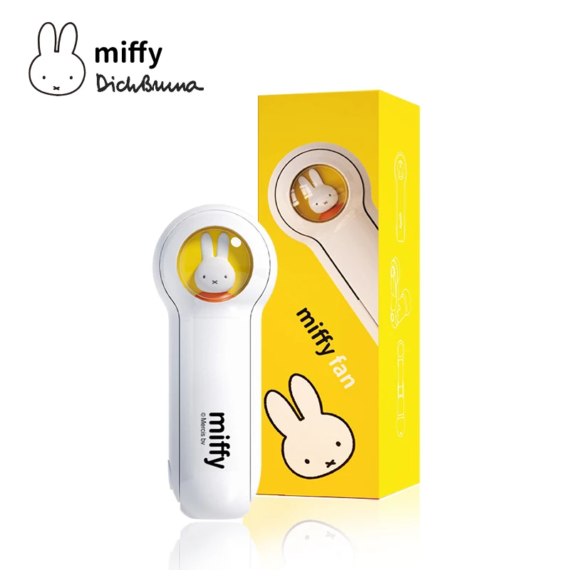 power bank portable charger Miffy Mini Fan Handheld Portable Folding Fan USB Charging Power Bank Pocket Fan Desktop Multi Function Fan For Gifts Heldfans best power bank 20000mah Power Bank