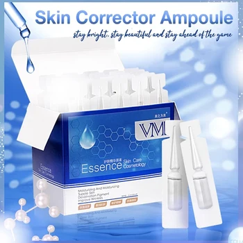 

30pcs/box Skin Corrector Ampoule Dark Spots Face Freckle Remove Anti Aging Face Essence Bright and Luminious Skin Serum
