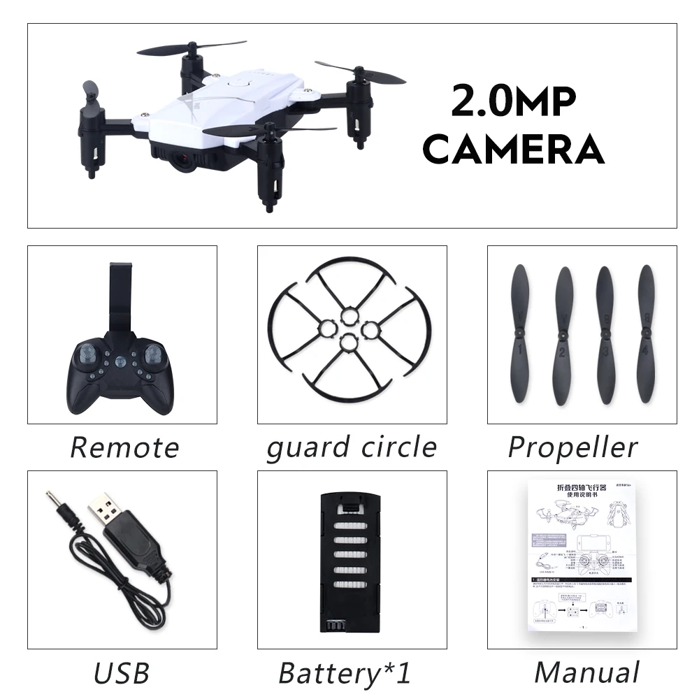 9 LF602 2,4G wifi FPV мини складной Радиоуправляемый Дрон 2.0MP/0.3MP камера Дрон Безголовый Квадрокоптер фотографии видео передача в реальном времени - Цвет: 9