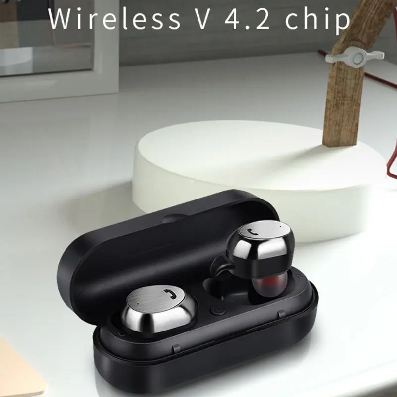 Comerow M9 Mini TWS True wireless In-Ear Bluetooth 5,0 наушники спортивные стерео гарнитуры с микрофоном 280 мАч Зарядное устройство коробка PK Q32 Q27