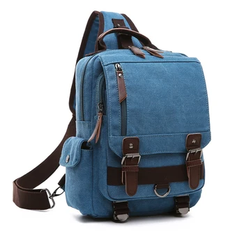 

Men Canvas Messenger Bags Trip Vintage Crossbody Bag for Man Chest Back Pack Travel Fashion Large Capacity Shoulder Sling Bag